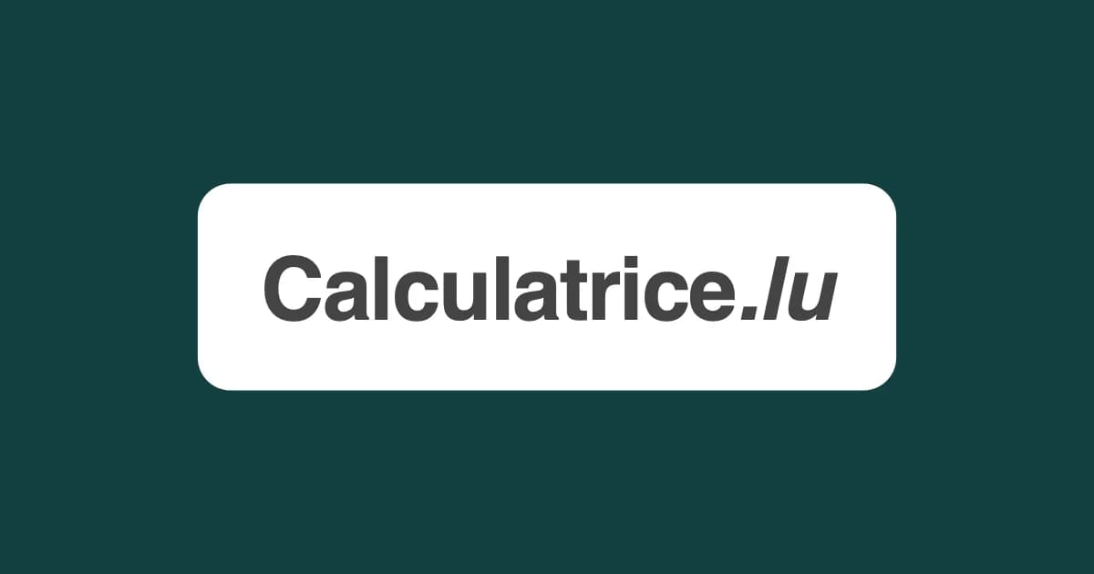 calculatrice.lu : notre partenaire pour calculer ton salaire net